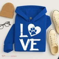Love Paw In Heart Hoodie thumb 4