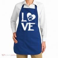 Love Paw In Heart Apron thumb 2