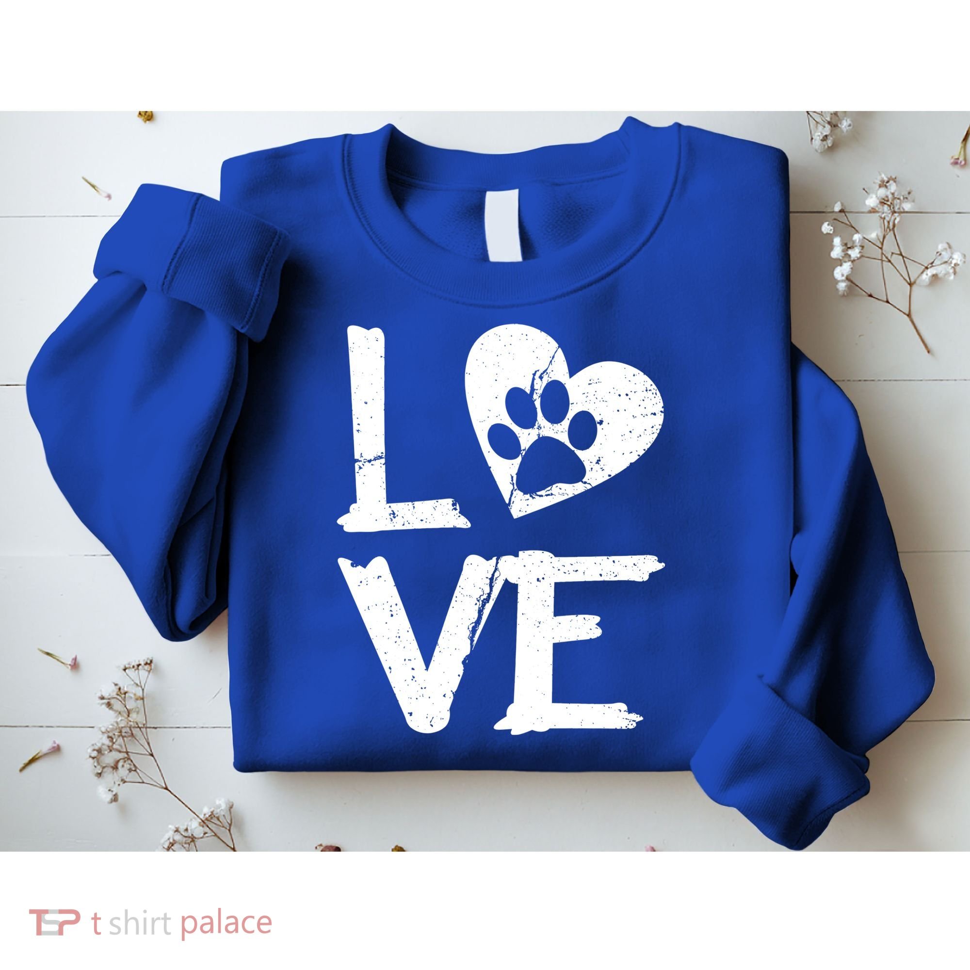 Love Paw In Heart Sweatshirt