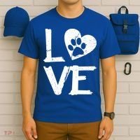 Love Paw In Heart T-Shirt thumb 6