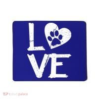 Love Paw In Heart Mousepad thumb 0
