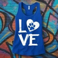 Love Paw In Heart Women's Tank Top thumb 3