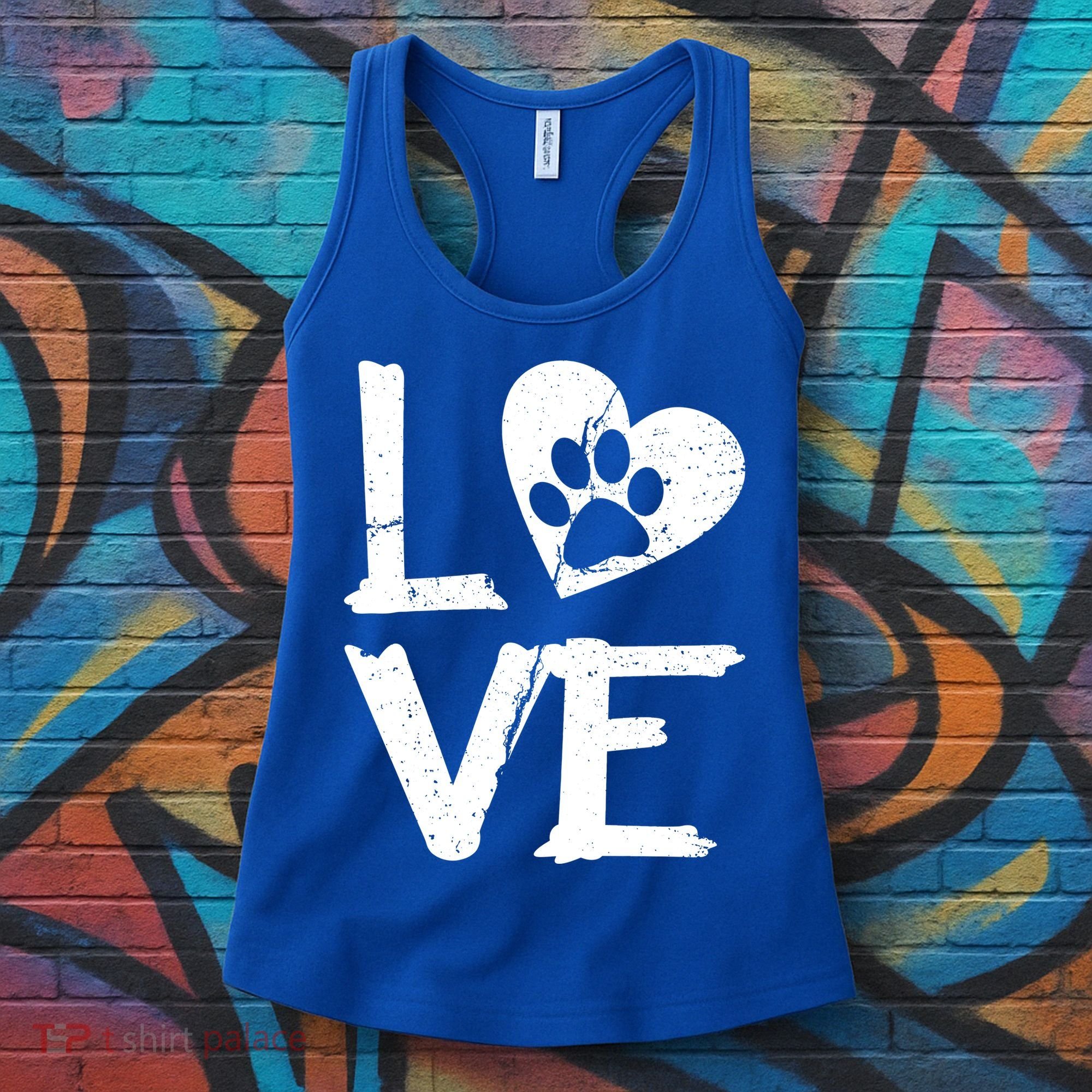 Love Paw In Heart Women's Tank Top
