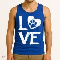 Love Paw In Heart Tank Top thumb 3