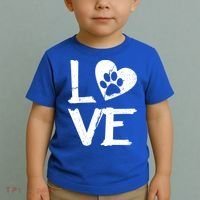 Love Paw In Heart Toddler T-Shirt thumb 2