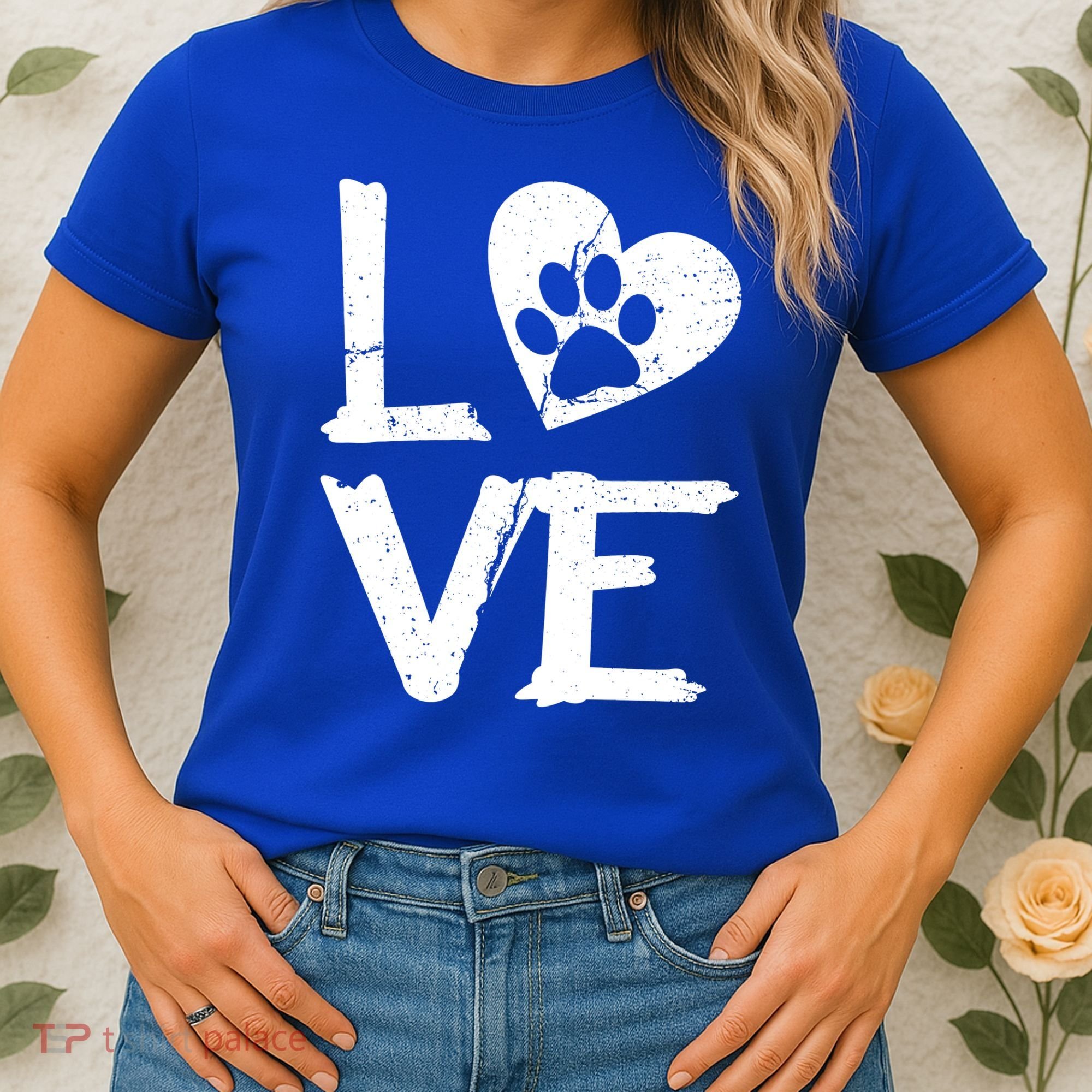 Love Paw In Heart Women's T-Shirt