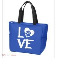 Love Paw In Heart Tote Bag thumb 3