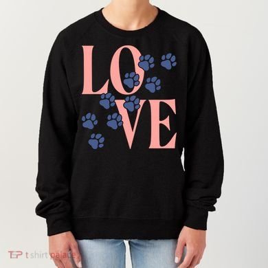 Love Paw Print Women's Sweatshirt