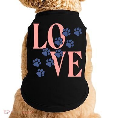 Love Paw Print Doggie Tank