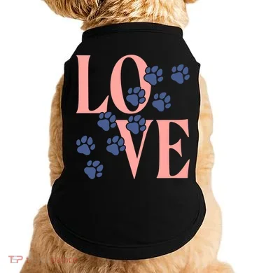 Love Paw Print Doggie Tank