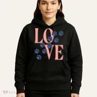 Love Paw Print Hoodie thumb 5