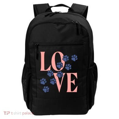 Love Paw Print Backpack