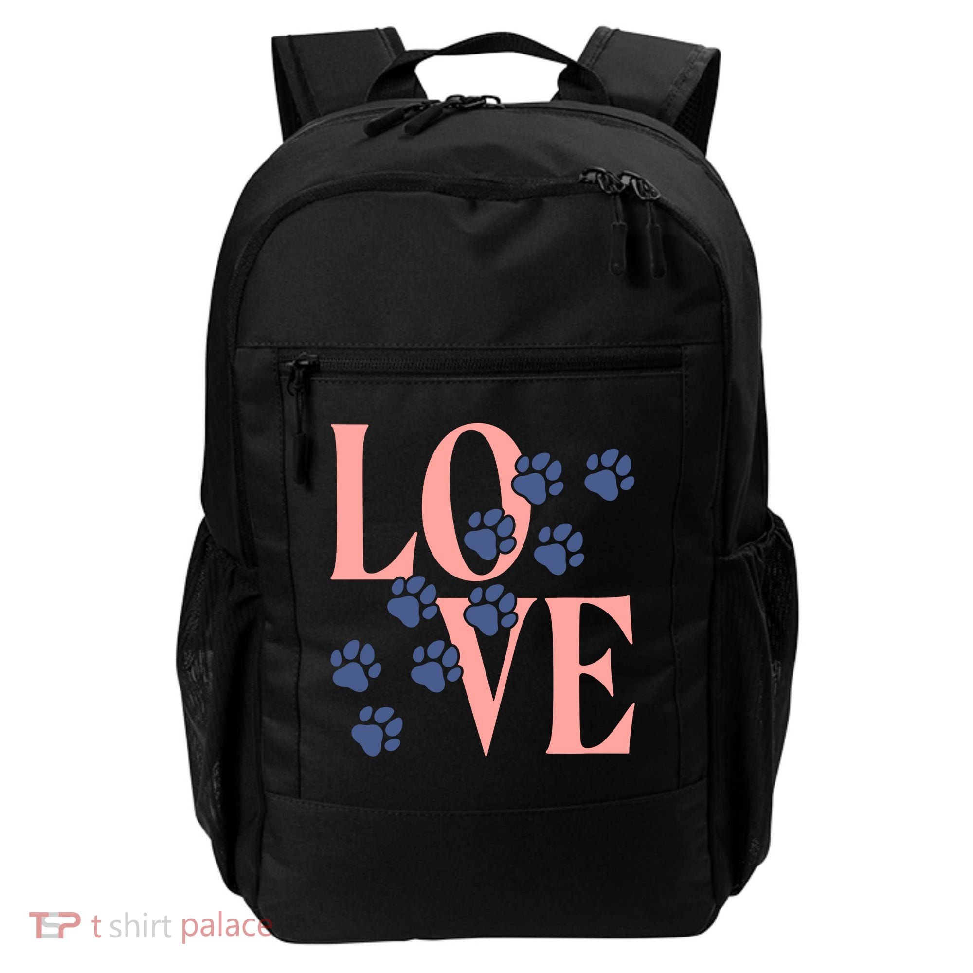 Love Paw Print Backpack