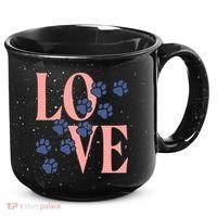 Love Paw Print 15oz Campfire Ceramic Mug thumb 0