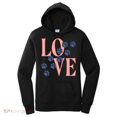 Love Paw Print Women's Hoodie