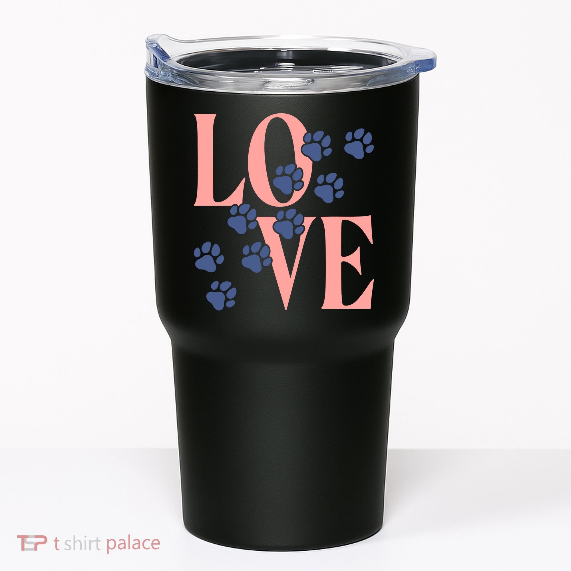 Love Paw Print Tumbler