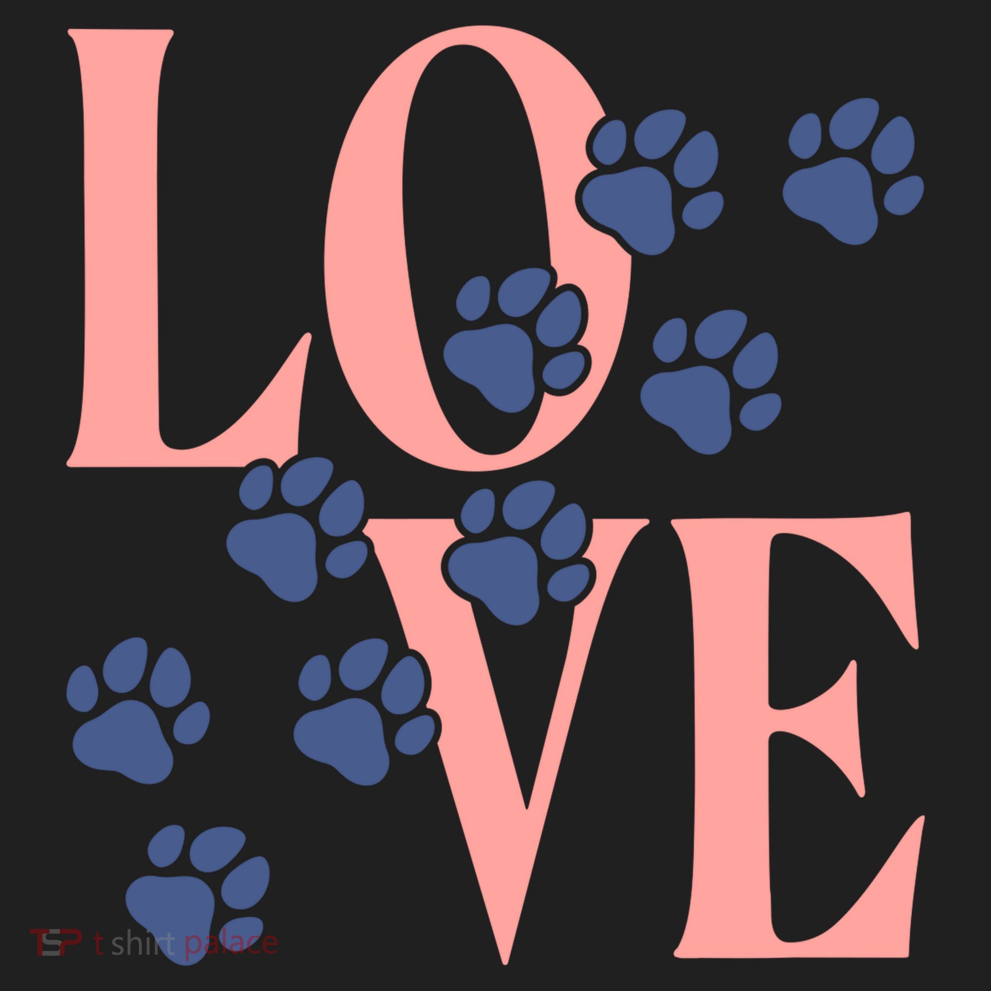Love Paw Print Tumbler