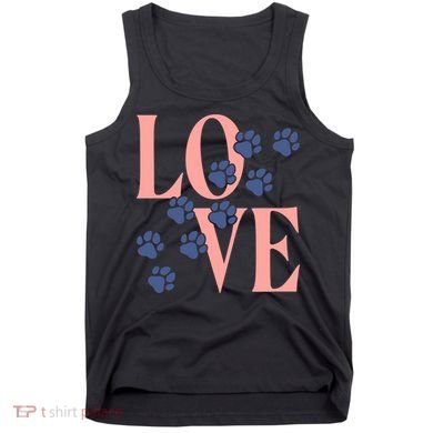 Love Paw Print Tank Top