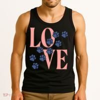 Love Paw Print Tank Top thumb 3