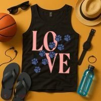 Love Paw Print Tank Top thumb 4