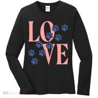 Love Paw Print Women's Long Sleeve Shirt thumb 0