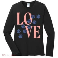 Love Paw Print Women's Long Sleeve Shirt thumb 0