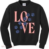 Love Paw Print Kids Sweatshirt thumb 0