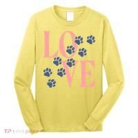 Love Paw Print Long Sleeve Shirt thumb 0