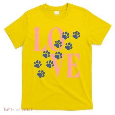 Love Paw Print T-Shirt