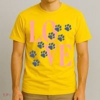 Love Paw Print T-Shirt thumb 3