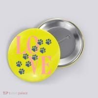 Love Paw Print Button thumb 0