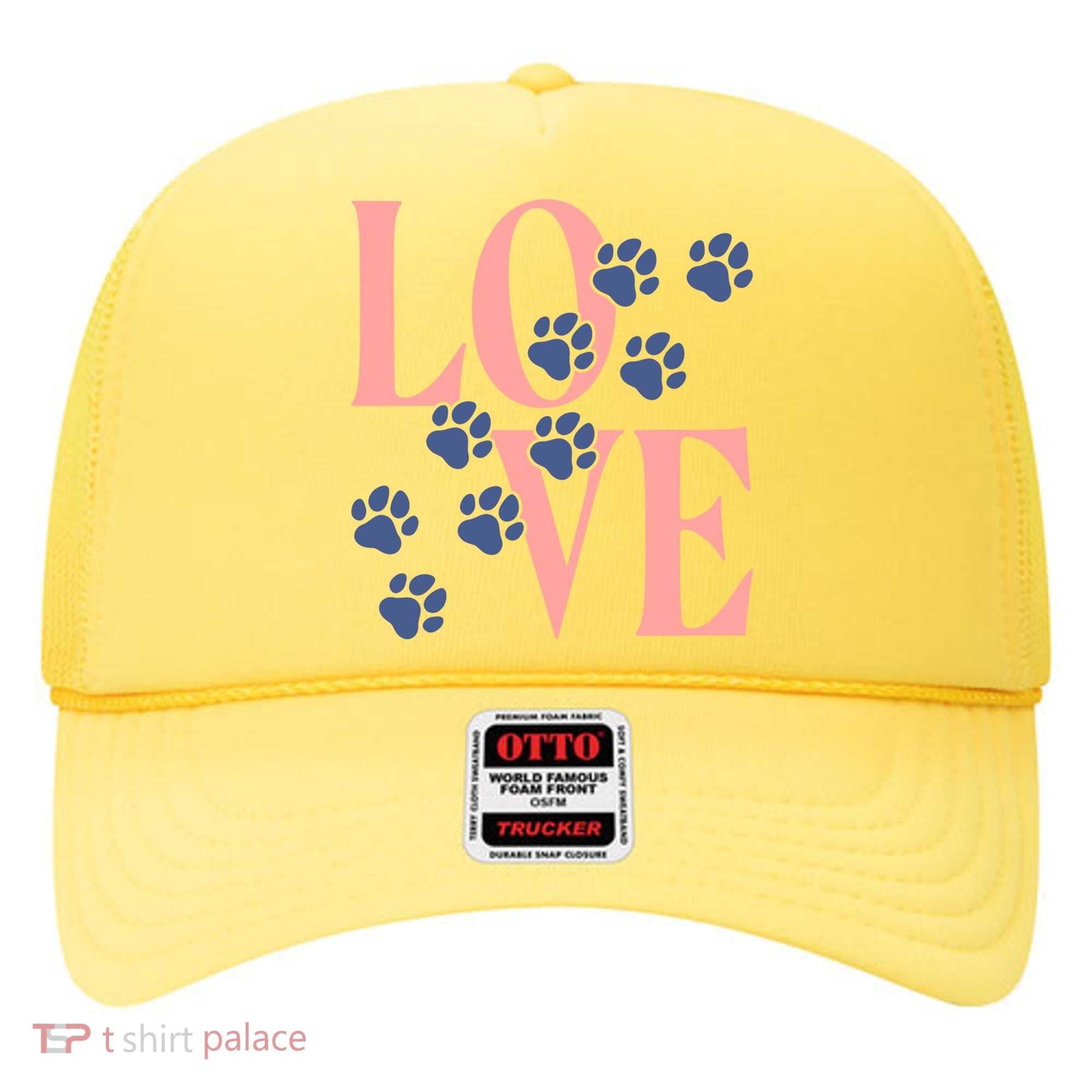Love Paw Print Hat