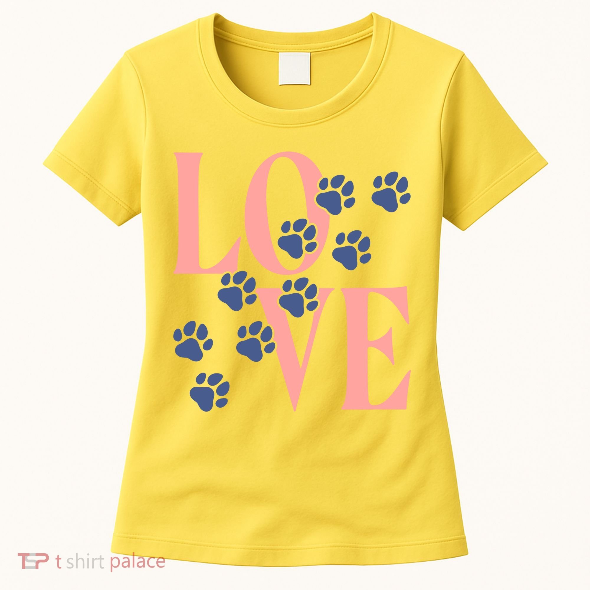 Love Paw Print Women's T-Shirt