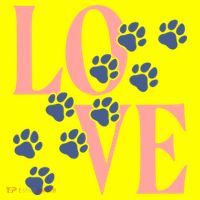 Love Paw Print Kids Long Sleeve Shirt thumb 2