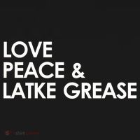 Love Peace & Latke Grease Funny Hanukkah Backpack thumb 2