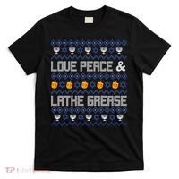Love Peace & Latke Grease Hanukkah Ugly T-Shirt thumb 0