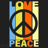 Love Peace Hippie Retro Tumbler thumb 3