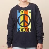 Love Peace Hippie Retro Women's Sweatshirt thumb 0