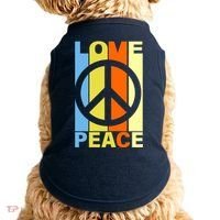 Love Peace Hippie Retro Doggie Tank thumb 0