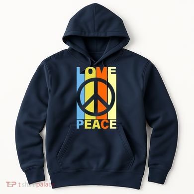 Love Peace Hippie Retro Hoodie