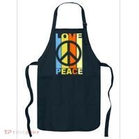 Love Peace Hippie Retro Apron thumb 0