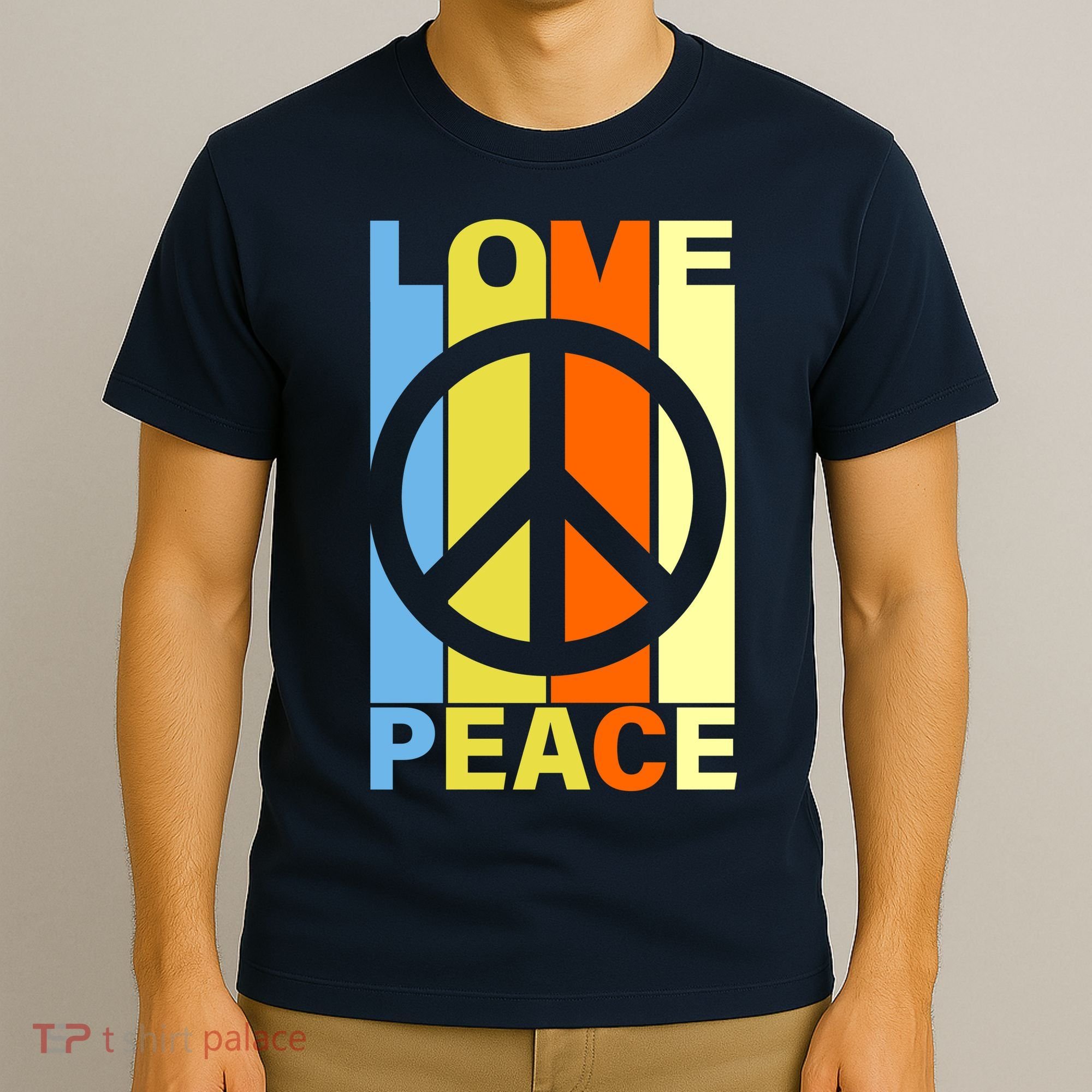 Love Peace Hippie Retro T-Shirt