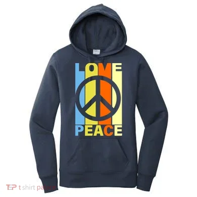 Love Peace Hippie Retro Women's Hoodie