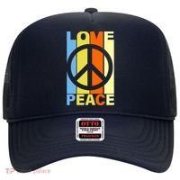 Love Peace Hippie Retro Hat thumb 0