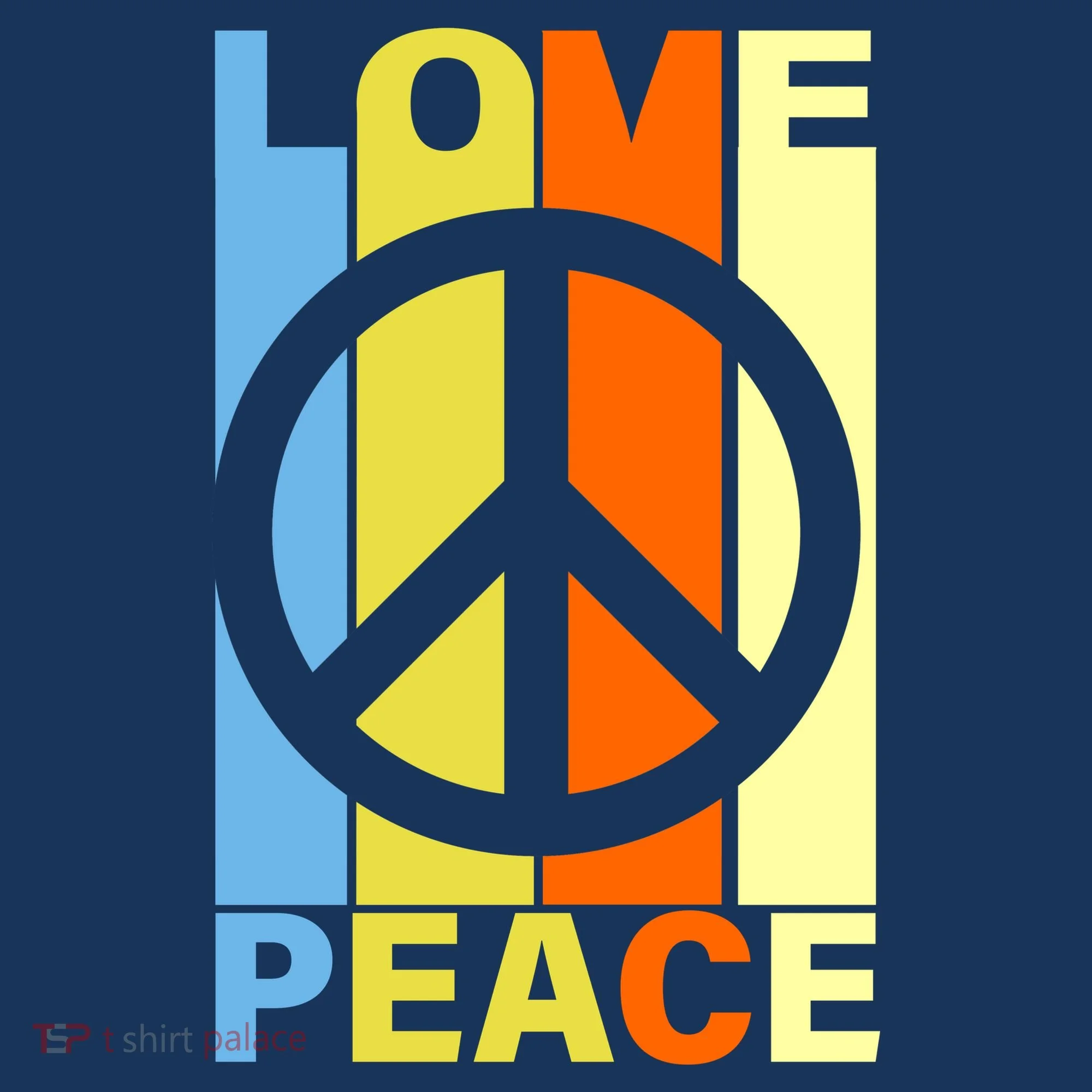 Love Peace Hippie Retro Kids Sweatshirt