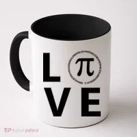 Love Pi Day 3.14 March 14th Math Geek Coffee Mug thumb 0