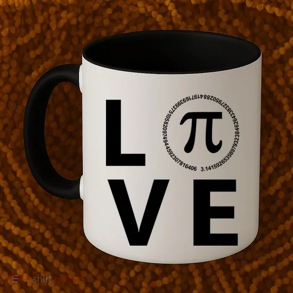 Love Pi Day 3.14 March 14th Math Geek Coffee Mug