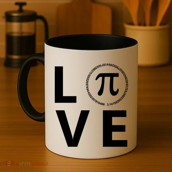 Love Pi Day 3.14 March 14th Math Geek Coffee Mug