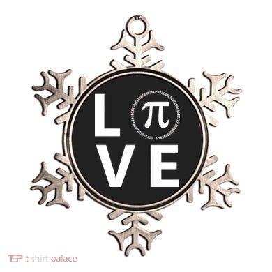Love Pi Day 3.14 March 14th Math Geek Ornament