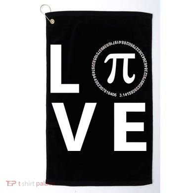 Love Pi Day 3.14 March 14th Math Geek Golf Towel